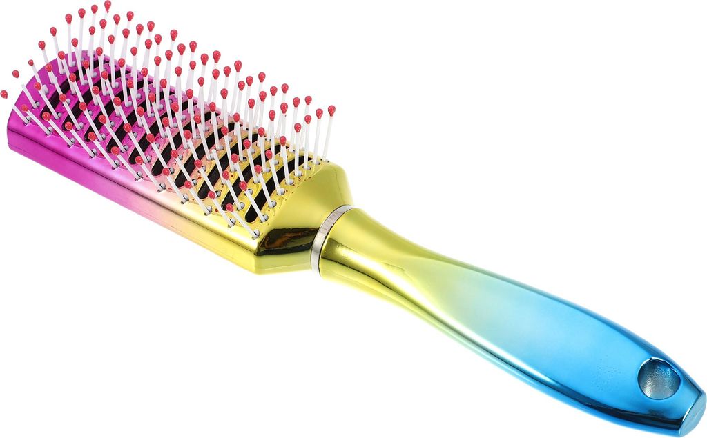 ?ffnung Haarbürste Entwirrung Bürste für Damen für Nasses Haar Regenbogen