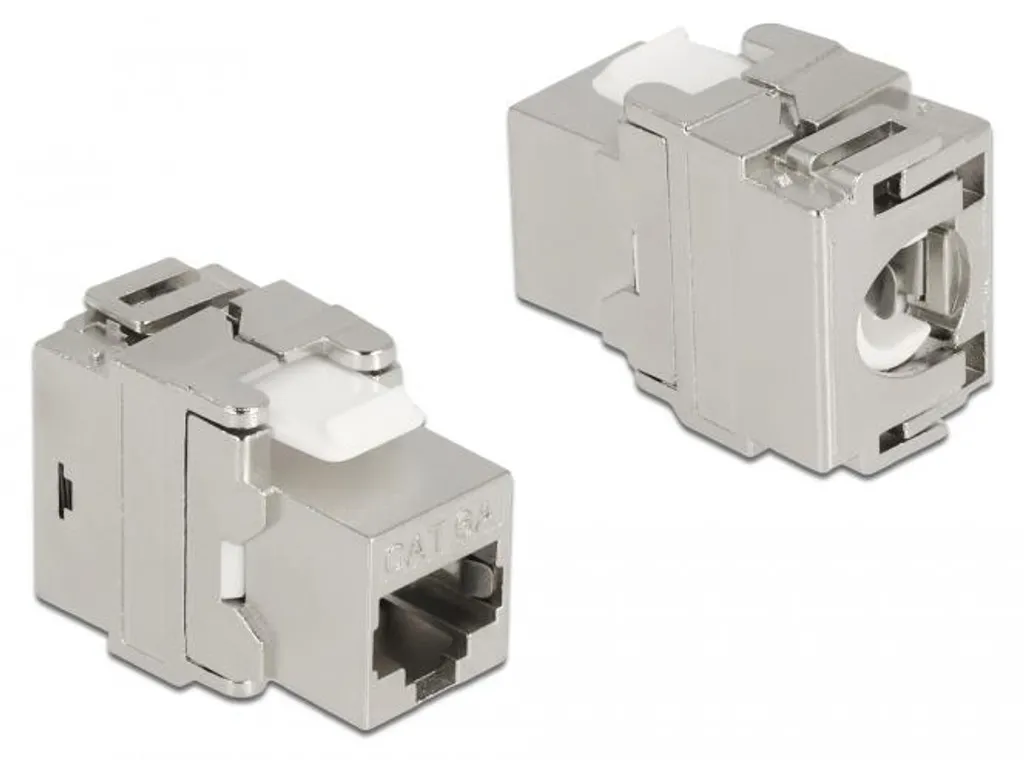 Entrée modulaire Delock avec volet de protection et mise à la terre