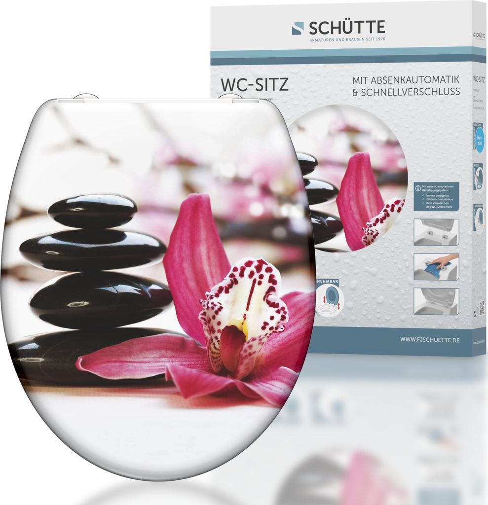 SCHÜTTE WC Sitz WELLYNESS, Duroplast Toilettendeckel mit Produktbild 1