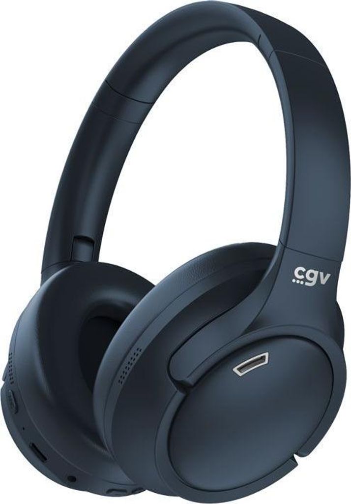 Bluetooth-Kopfhörer – CGV – SonicVibe ANC – Aktive Geräuschunterdrückung – Integriertes Mikrofon – Anpassbarer Equalizer – Blau