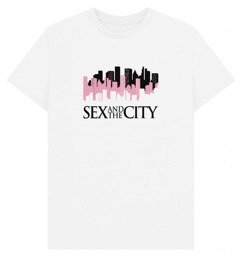 And The City - T-Shirt für Herren/Damen Uni PN2224 (M) (Weiß)