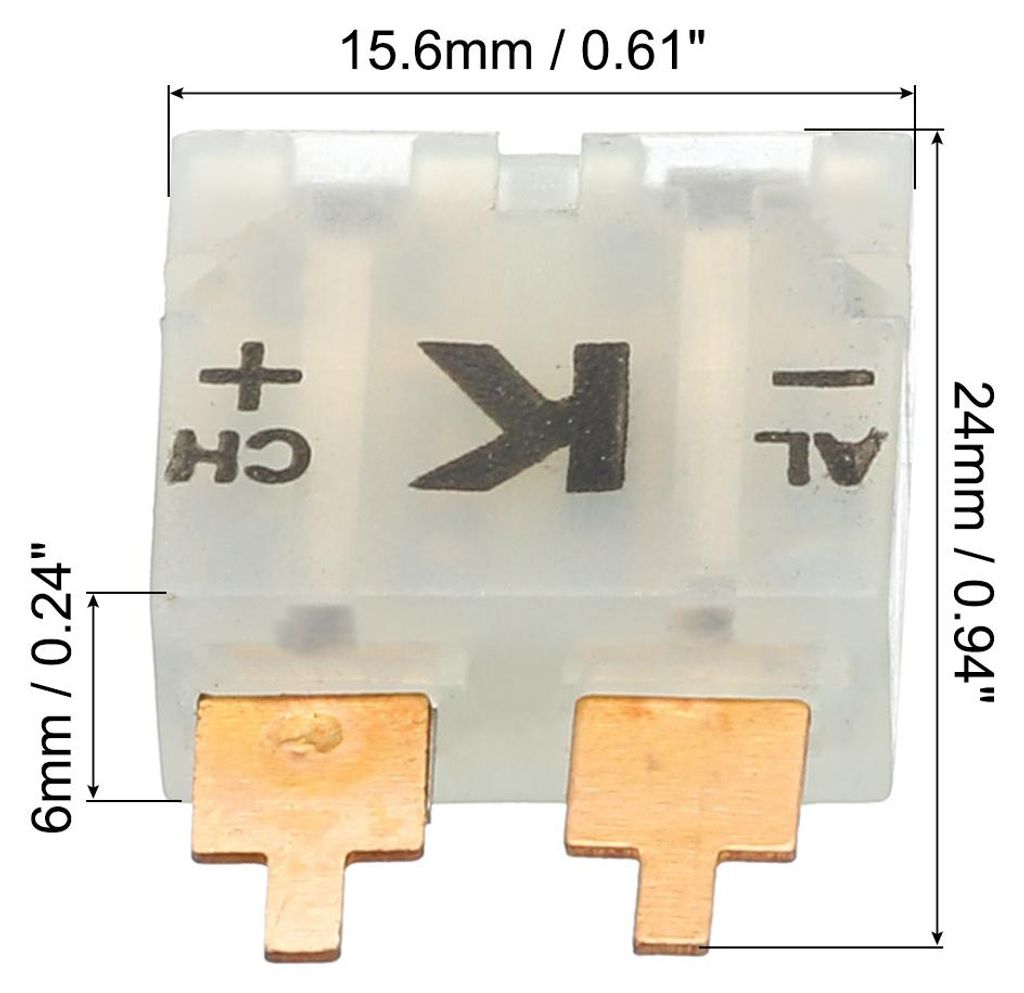 3 Stš¹ck K-Typ Thermoelement Drahtverbinder Direktstecker Adapter Hochtemperatur 220¡ãC (428¡ãF) fš¹r Thermoelement-Sensorsonde mit 3 St?nd...