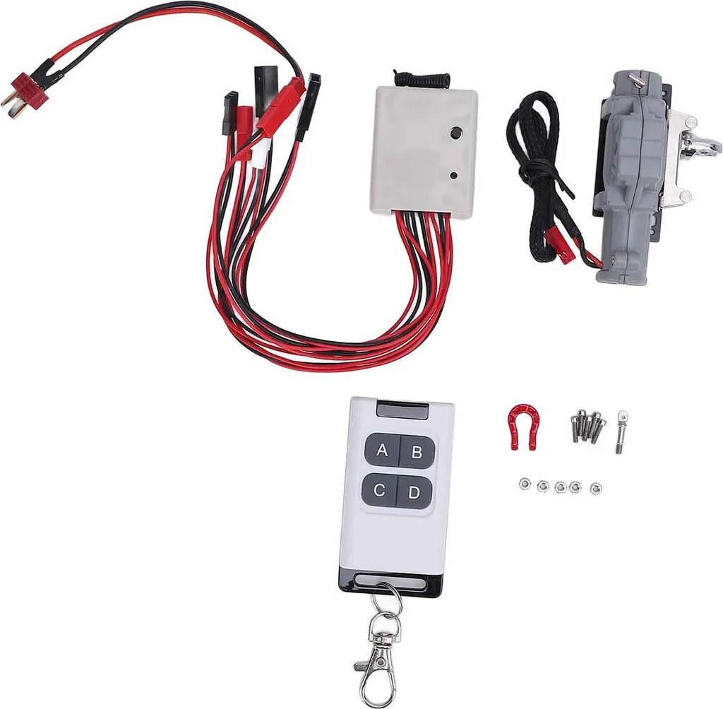 Treuil Métal RC 1/10 : Évitez les Blocages avec ce Kit Télécommandé Complet