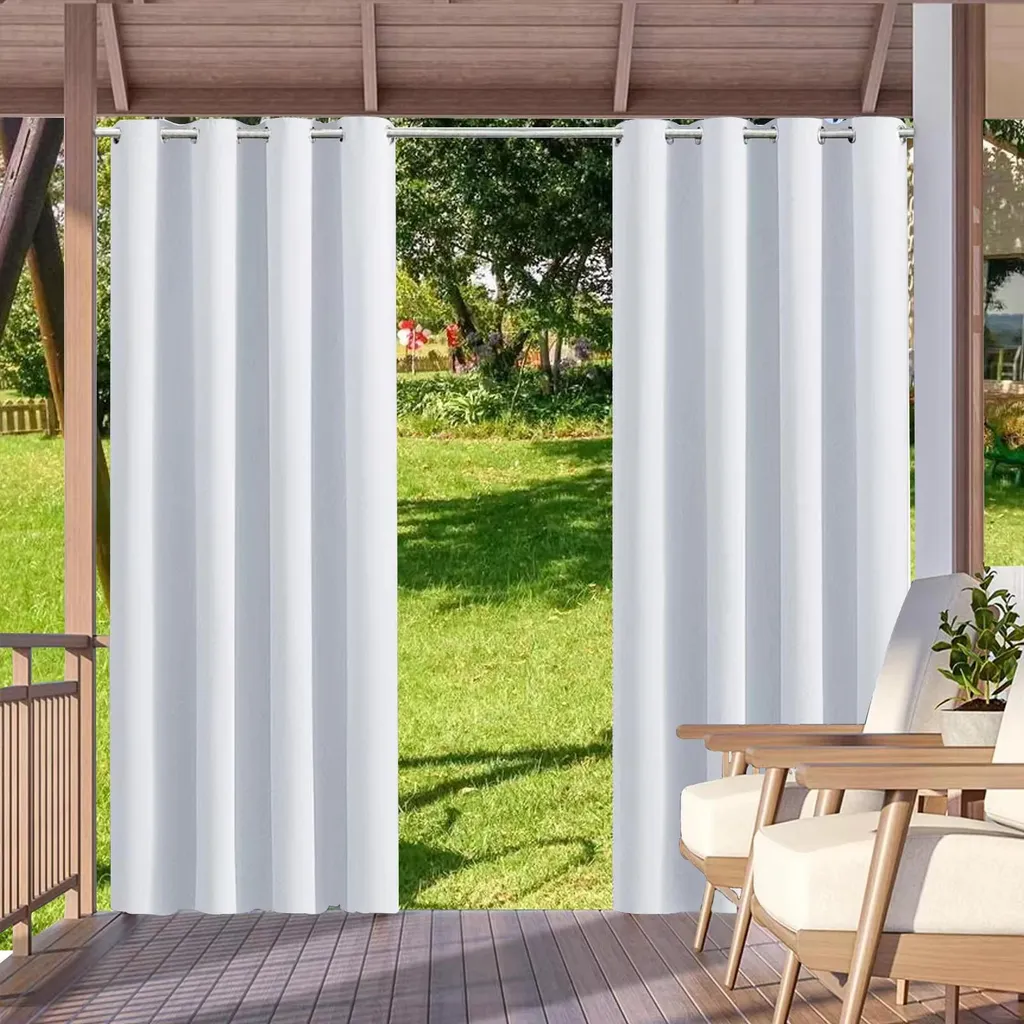 Rideau occultant de terrasse imperméable 275cm - Protection extérieur