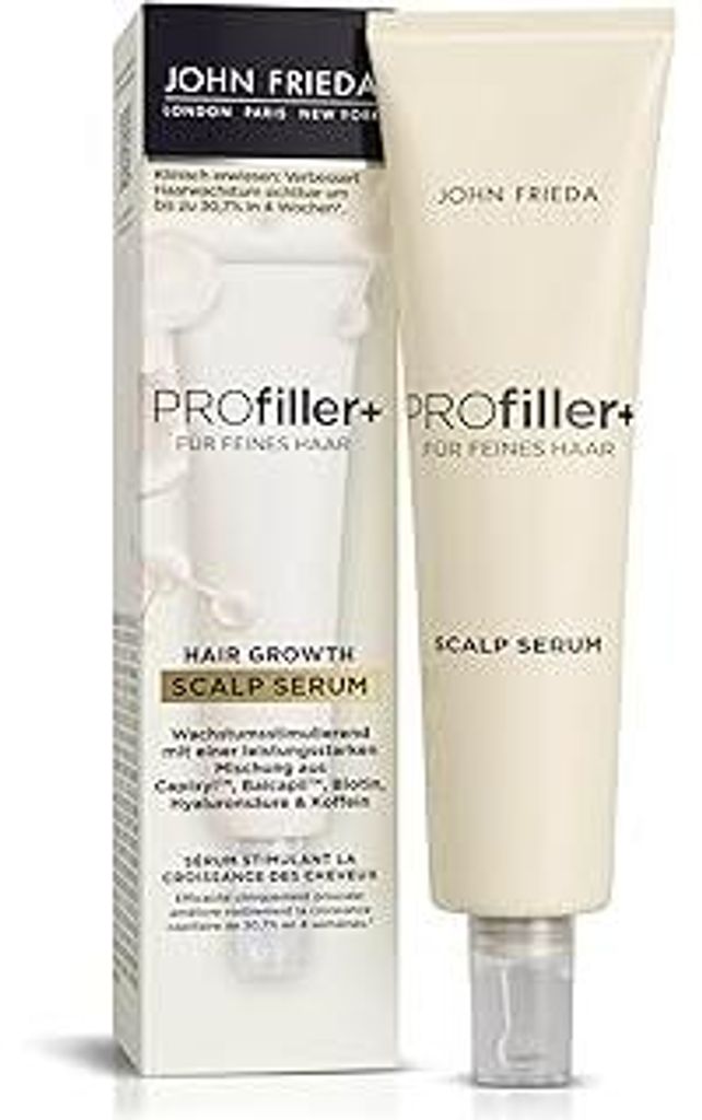John Frieda PROfiller+ Serum – Haarwachstum bei erblich bedingtem Haarausfall - Inhalt: 50 ml - Für feines Haar - Ohne Alkohol - Farbsicher - Ni...