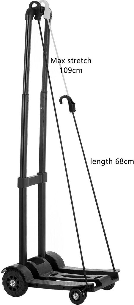 Mini Faltbare Sackkarre Klappbar Transportwagen 40KG Produktbild 2