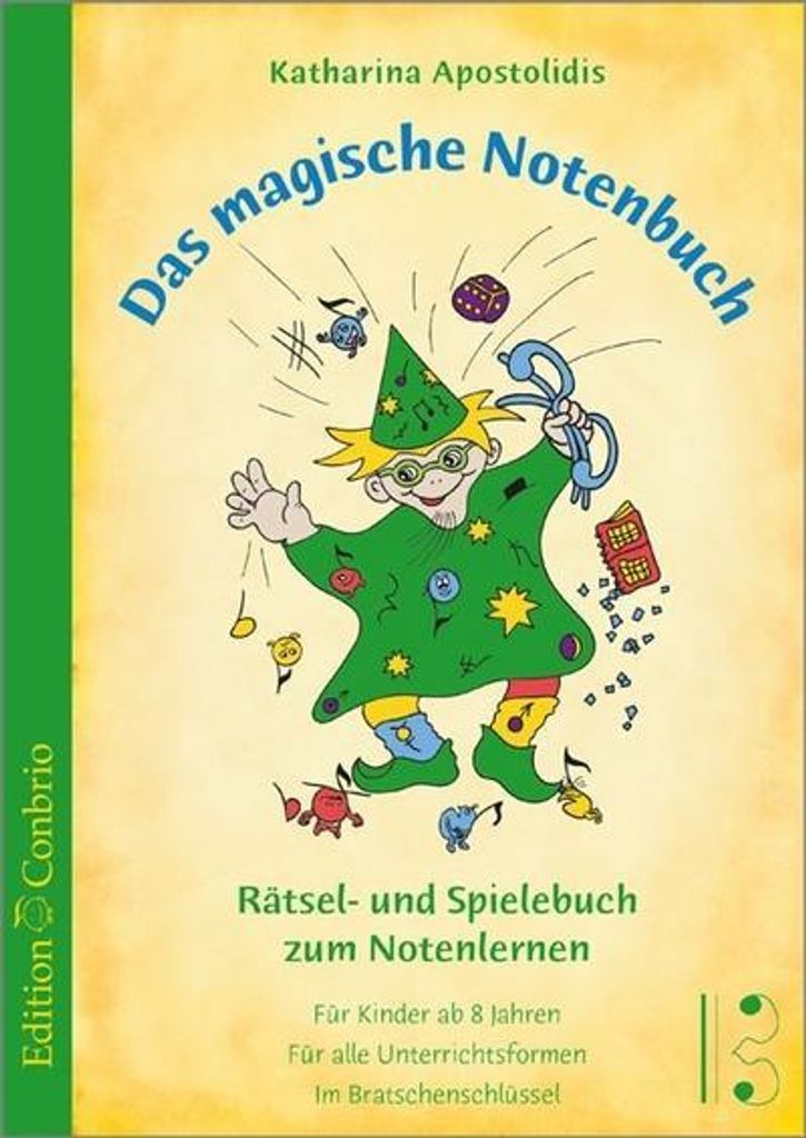 Das magische Notenbuch für den Bratschenschlüssel