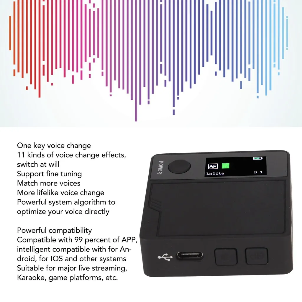 Scheda Audio Live Cambiavoce Portatile: 11 Effetti per Android e iOS - 6