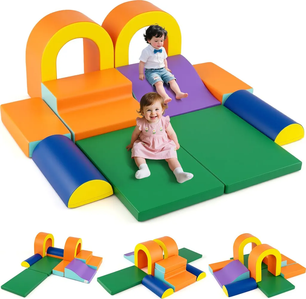 Blocs en Mousse Sécurisés pour Éviter les Chocs lors des Jeux de Bébé