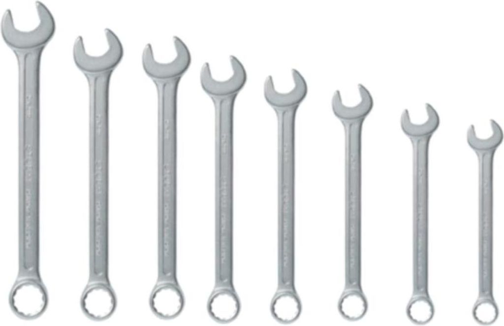 STUBAI Gabelringschl.Satz DIN 3113A 15° gekr. 9-tlg