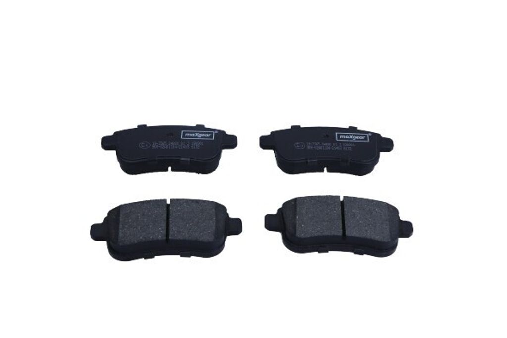 MAXGEAR Bremsbeläge Satz Hinten Bremsklötze für RENAULT MEGANE III Grandtour (KZ0/1) 19-3365