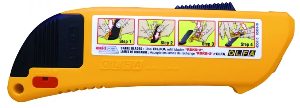 Cutter OLFA SK-6 auto-rétractable 17,5mm haute protection certifiée