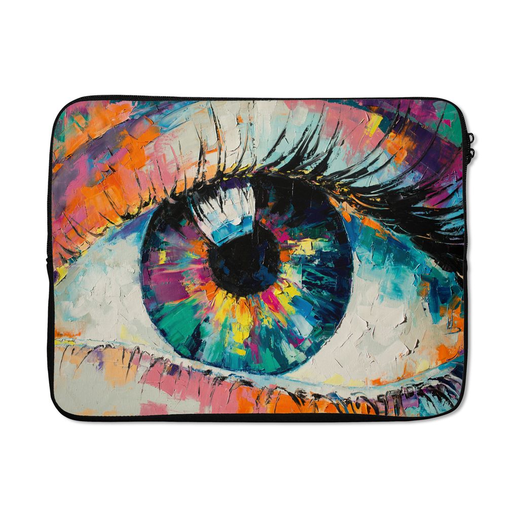 MuchoWow® Laptop Hülle 17 Zoll Laptoptasche Malerei - Produktbild 