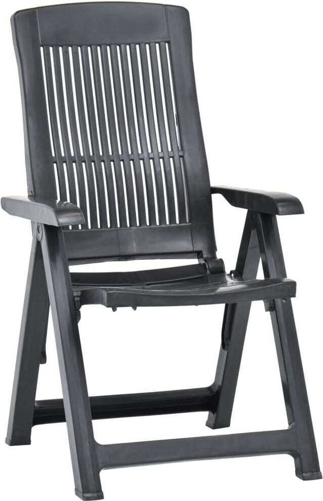 "2026 MODERNE"Verstellbare Gartenstühle - Gartenmöbel - Balkonstuhl - Garten-Barhocker - 2er-set - multifunktional& Moderne - Kunststoff Anthrazi...