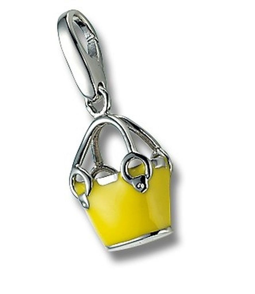 Giorgio Martello 341-805909 Charms Damen Charm Silber Tasche gelb