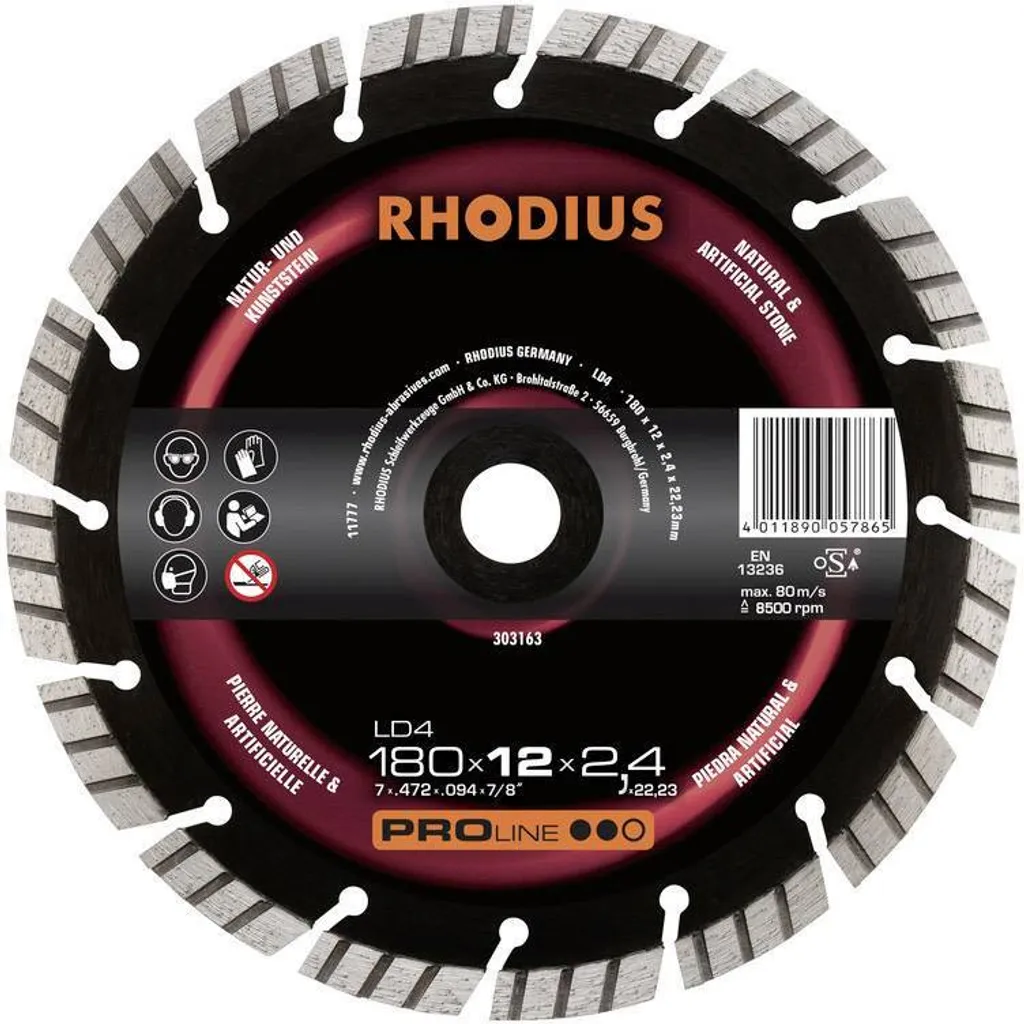 Rhodius 230 mm: Il Disco Diamantato che Domina la Materia