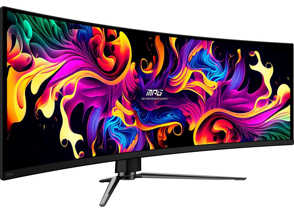 MSI MPG 491CQPXDE QD-OLED, Gaming-Monitor, (DQHD, Curved, Produktbild 