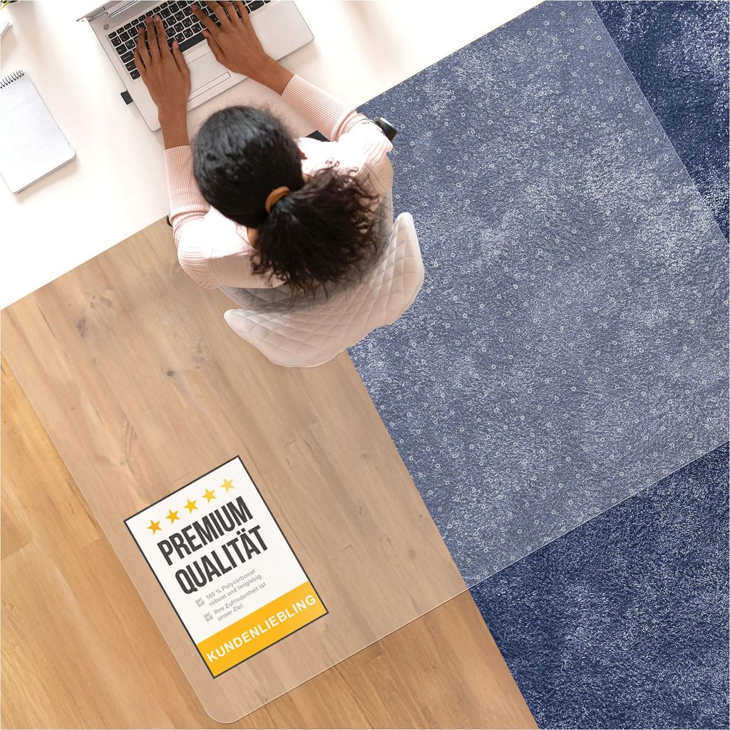 Bodenschutzmatte DURA-MAT aus Polycarbonat 150x200 cm - Produktbild  KI-generiertes Bild