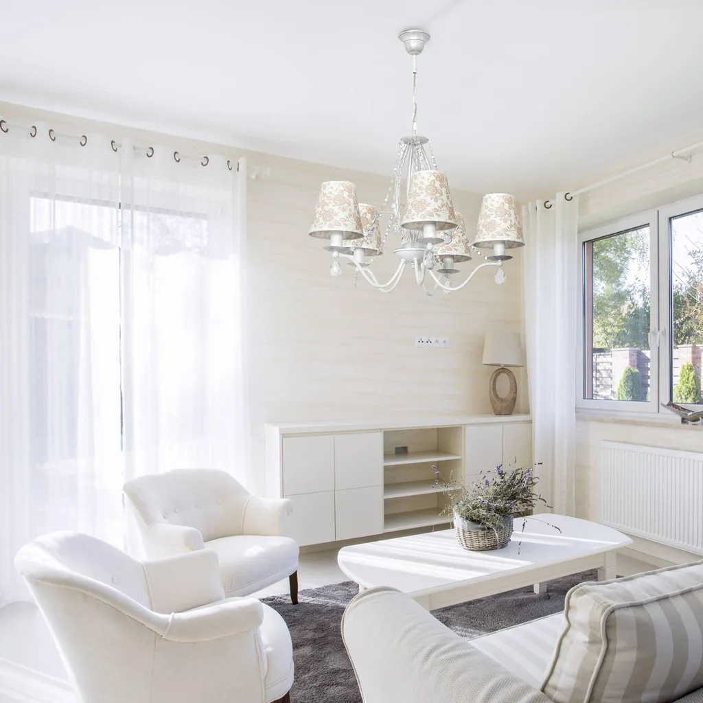 Suspension Marzano Blanche : Éclairage Anti-Éblouissement pour Plafond - 4