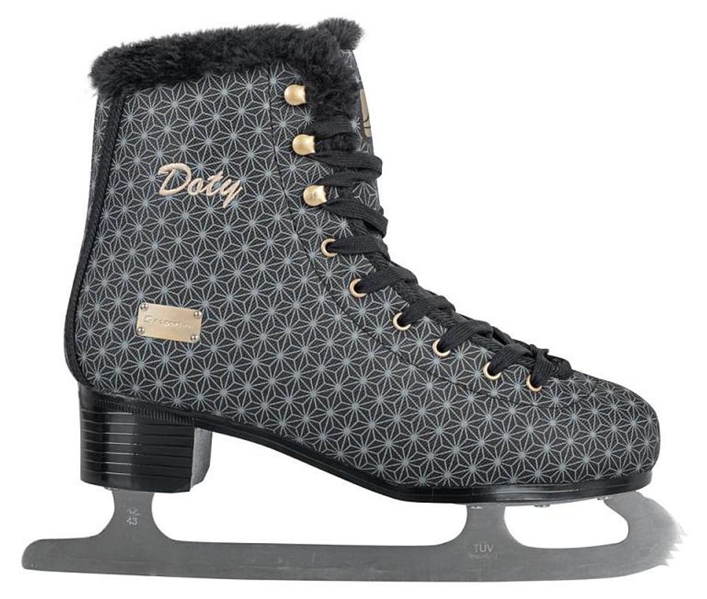 Damen Schlittschuhe WORKER Kelly schwarz-grau Gr. 39 Produktbild 