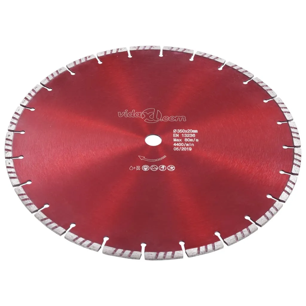 Disque diamant 350 mm turbo : fini les coupes lentes dans l'acier durci