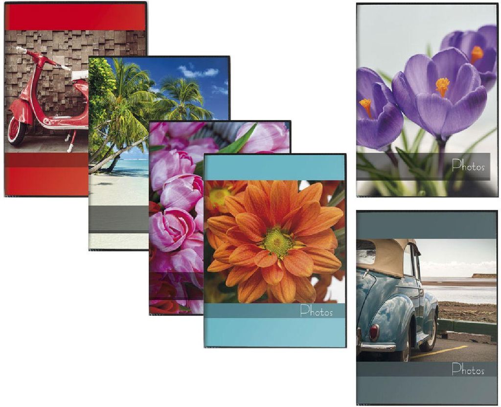 ZEP Softcover Minialbum ALLY für 96 Fotos 11x16 cm Farbsortiert