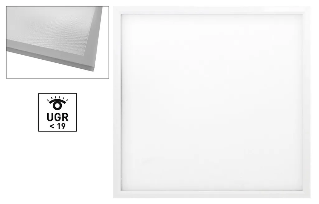 Dalle LED 600x600 mm 40W 4000lm Lumière Naturelle avec Driver Inclus