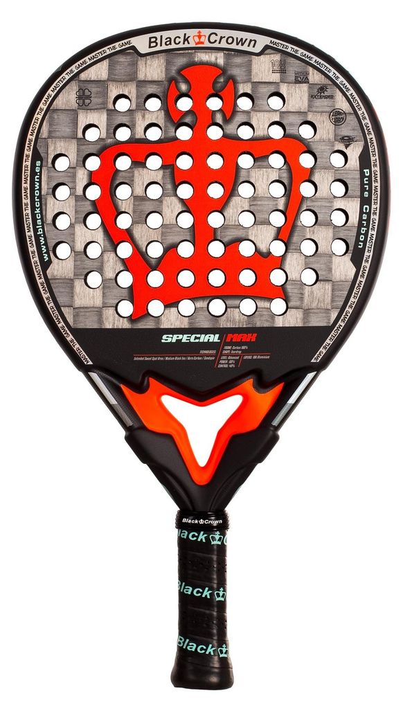 Black Crown Special Max Padelschläger Silber 355-370 gr Silber 355-370 gr