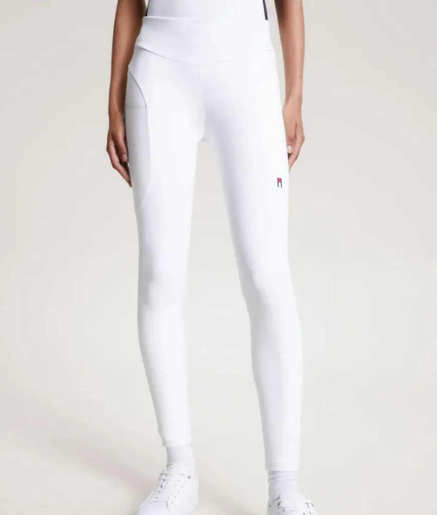 Leggings équitation Elmira All-Year Blanc Optic White S avec grip silicone