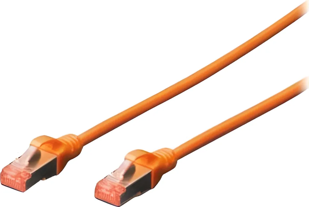 Cavo di Rete DIGITUS Cat6 Arancione 0.5m | Connessione Sicura e Veloce