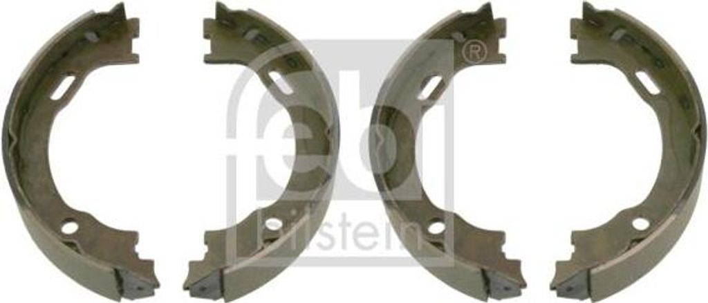 FEBI BILSTEIN 23196 Bremsbackensatz, Feststellbremse OE 1634200220 kompatibel mit M-Klasse