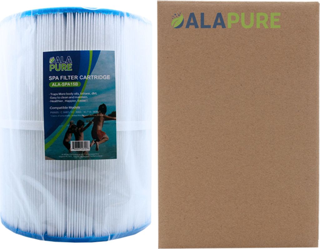 Alapure Spa Wasserfilter geeignet für Pleatco PWK65