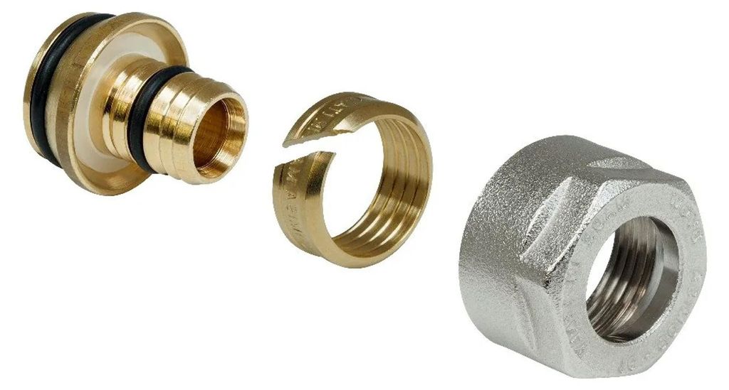 Złączka zaciskowa Eurocone z nakrętką 14 x 2 - 3/4" Zdjęcie produktu 