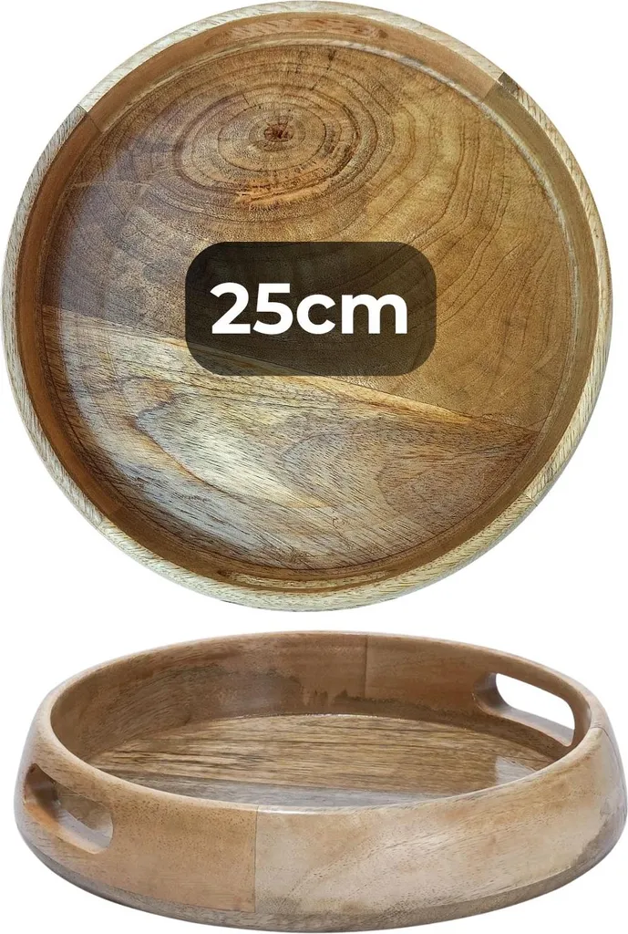 Piatto Portata Kahaya 25cm - Decorazione Tavola Boho e Minimalista