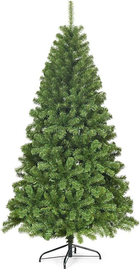 Sapin Noël artificiel sans perte d'aiguilles, 928 pointes, pied métal