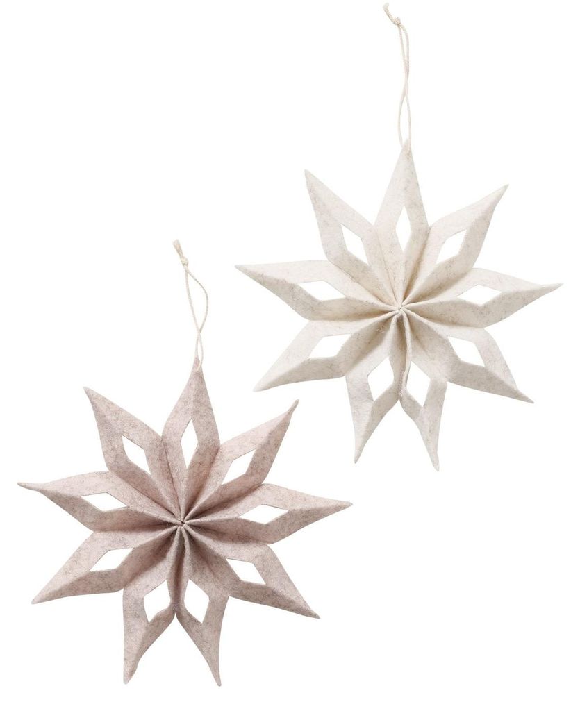 Boltze Home Deco Anhänger Kassierer Stern 8-spitz ø20cm