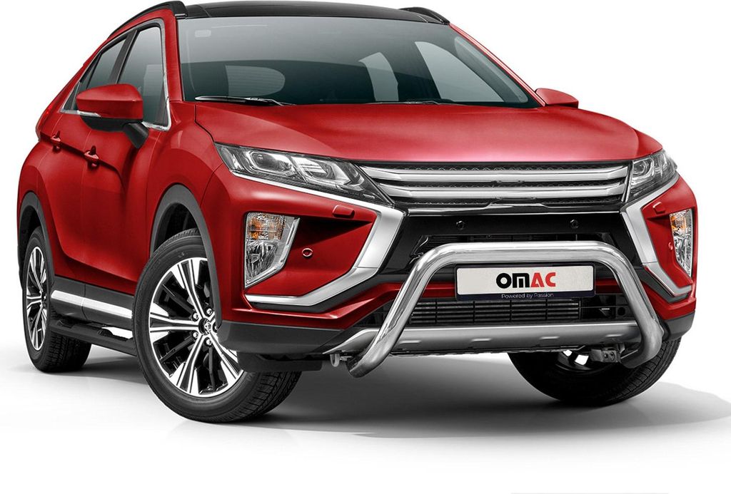 Frontbügel Frontschutzbügel für Mitsubishi Eclipse Cross 2017-2025 ABE Silber