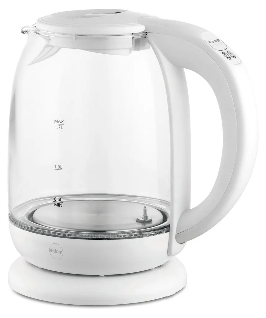 Bouilloire sans fil Eldom C510B Lumi avec socle rotatif et filtre 1,7L