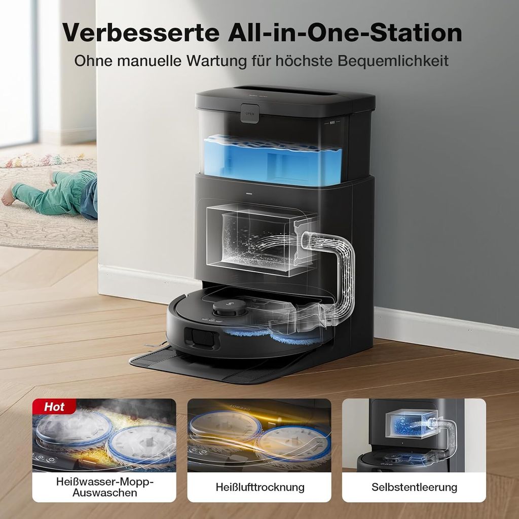 Produktbild von Reservdelssats För Ecovacs Deebot T30 Omni, T30 Pro Omni, T30 Max