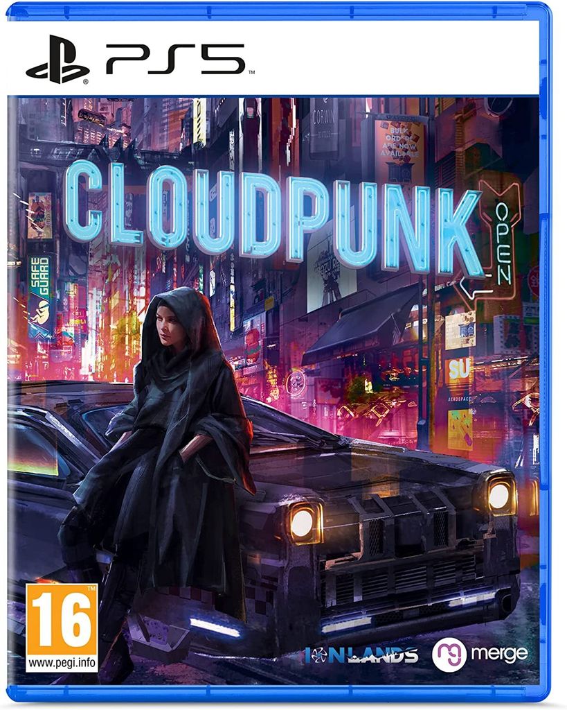 Merge Games Cloudpunk, PlayStation 5, Starší, Fyzické Obrázek produktu 