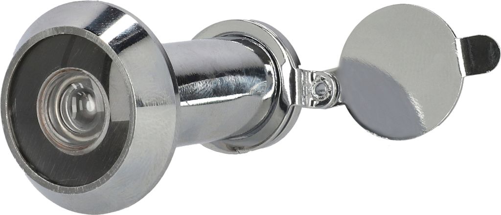 KOTARBAU Türgucker mit Weitwinkellinse einfache Montage Chrom Ø 14 mm