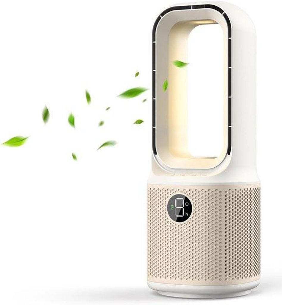 Kleiner, stummer Bürotischventilator ohne Blätter, 33 cm, 9 Produktbild 
