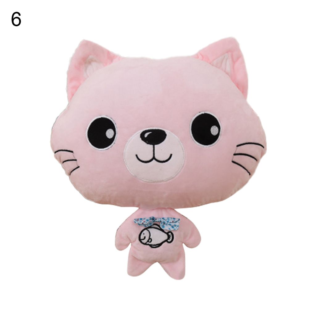 1 Set Kissen Kissen extra weiches Tier thematisch gefülltes Spielzeug Klimaanlage Decke Kissen Kissen für Zuhause-6