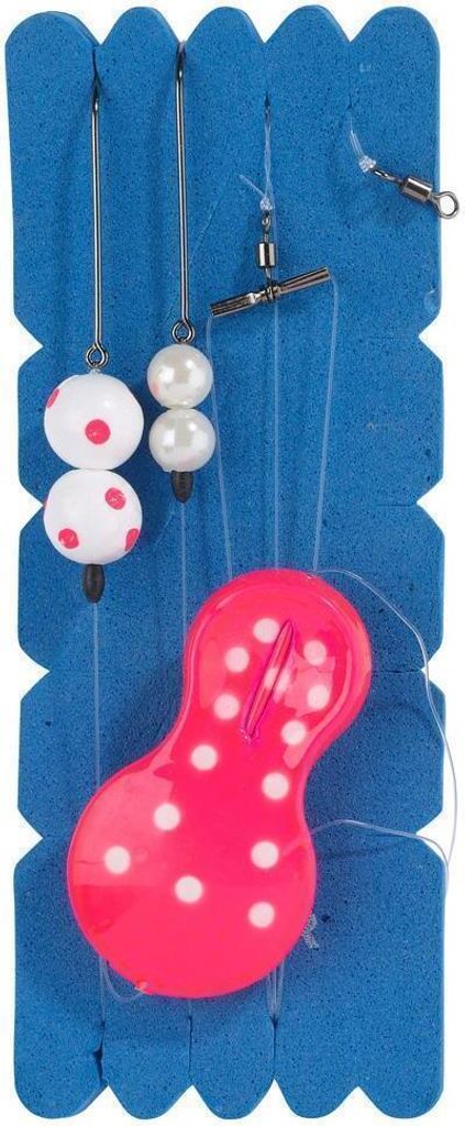 Balzer Edition Sea Inliner Plattfisch-Blinker System Pink mit weissen Punkten 40g