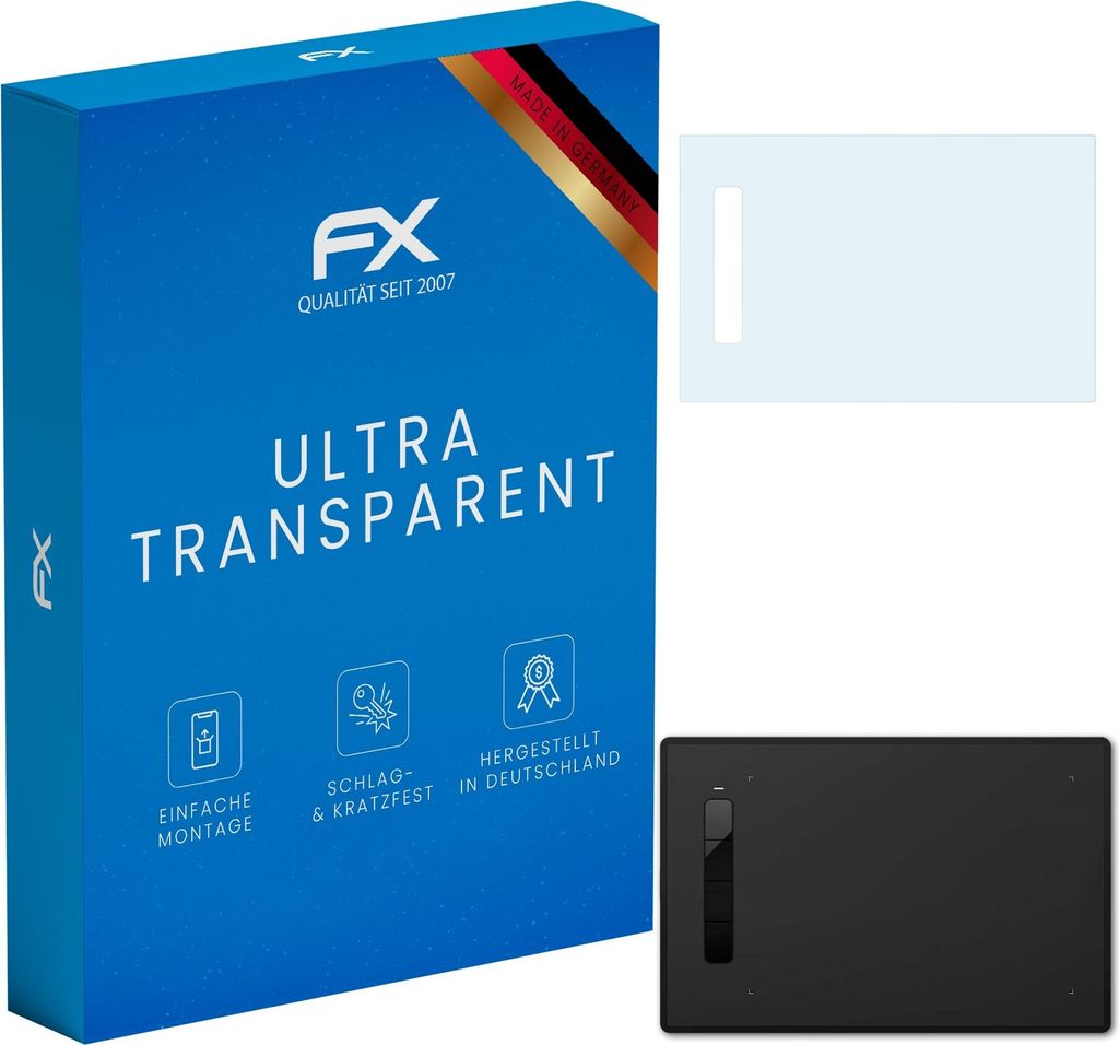 atFoliX FX-Clear 2x Schutzfolie kompatibel mit XP-PEN Star G960S Displayschutzfolie