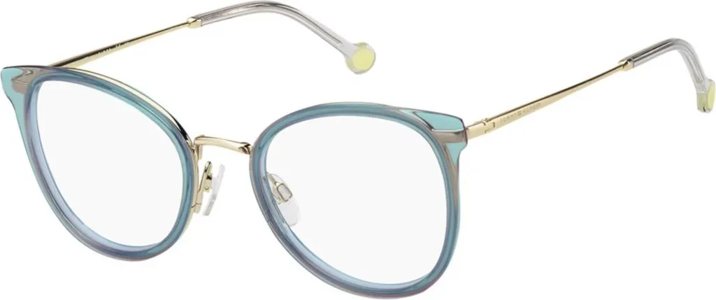 Occhiali Tommy Hilfiger TH1837AGS Donna: Eleganza Preppy e Stile Cat-Eye