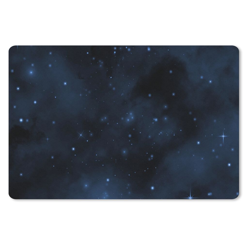 MuchoWow Schreibtischunterlage Nacht - Universum - Sternenhimmel 60x40 cm - XXL Mauspad - Großes Mauspad