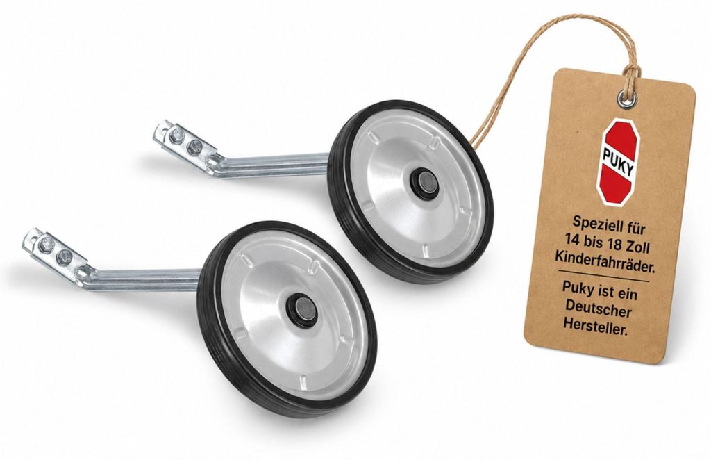 PUKY Stützräder TOP für 12-18 Zoll Fahrräder, stabile leise Produktbild 