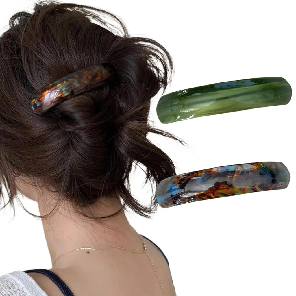 Accessoires Cheveux pour Demi-Queue et Coiffure Rapide Barrettes 2 Pack