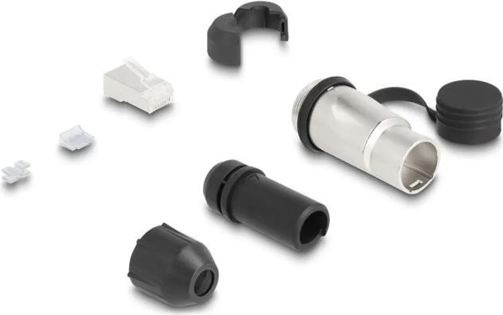 Connecteur RJ45 Cat.6a 10 Gbps Delock 67067 avec blindage métallique